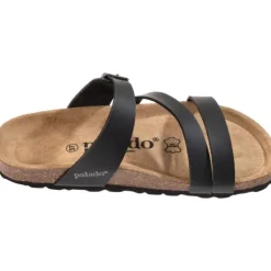 Damen Palado Pantoletten & Badeschuhe<Ikaria, Pantoletten, Damen, Schwarz Matt