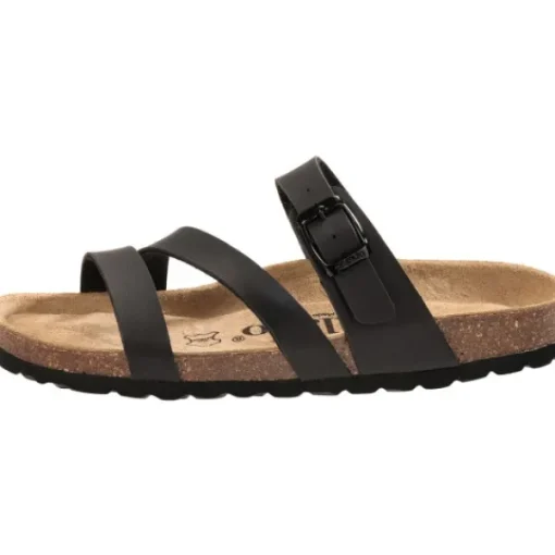 Damen Palado Pantoletten & Badeschuhe<Ikaria, Pantoletten, Damen, Schwarz Matt