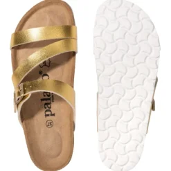 Damen Palado Pantoletten & Badeschuhe<Ikaria, Pantoletten, Damen, Gold Metallic