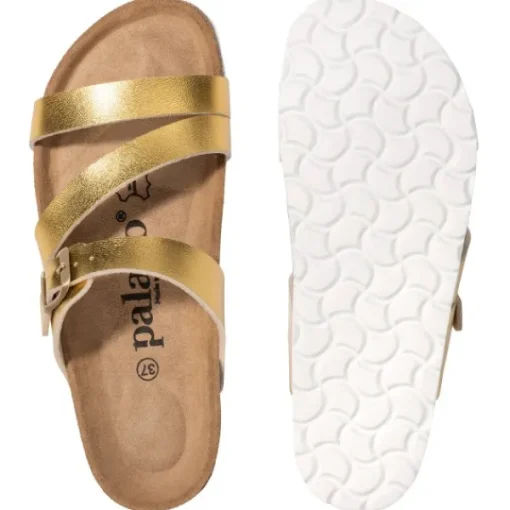 Damen Palado Pantoletten & Badeschuhe<Ikaria, Pantoletten, Damen, Gold Metallic