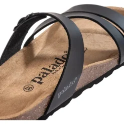 Damen Palado Pantoletten & Badeschuhe<Ikaria, Pantoletten, Damen, Schwarz Matt