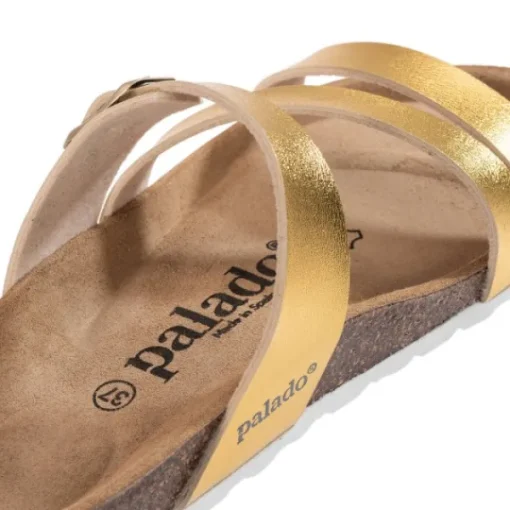 Damen Palado Pantoletten & Badeschuhe<Ikaria, Pantoletten, Damen, Gold Metallic