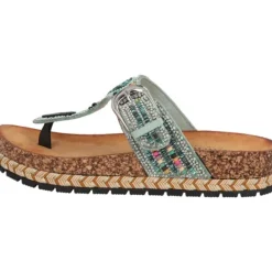 Damen Palado by Sila Sahin Pantoletten & Badeschuhe<Palado Ikoh by Sila Sahin, Plateau-Pantoletten, Damen, Türkis