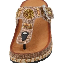 Damen Palado by Sila Sahin Pantoletten & Badeschuhe<Palado Ikoh by Sila Sahin, Plateau-Pantoletten, Damen, Camel