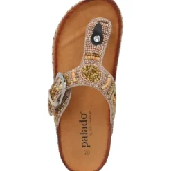 Damen Palado by Sila Sahin Pantoletten & Badeschuhe<Palado Ikoh by Sila Sahin, Plateau-Pantoletten, Damen, Camel