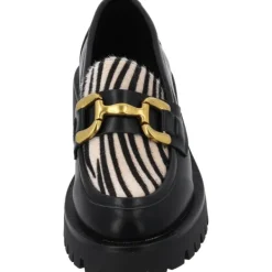 Damen Palado Slipper<Iolena, Loafers, Damen, Schwarz/Zebra Beige
