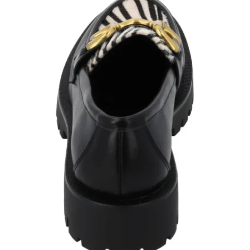Damen Palado Slipper<Iolena, Loafers, Damen, Schwarz/Zebra Beige