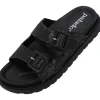 Damen Palado Pantoletten & Badeschuhe<Irisa, Plateau-Pantoletten, Damen, Schwarz Strass
