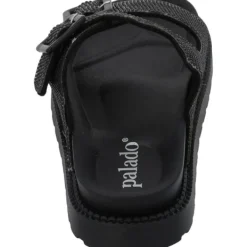 Damen Palado Pantoletten & Badeschuhe<Irisa, Plateau-Pantoletten, Damen, Schwarz Strass