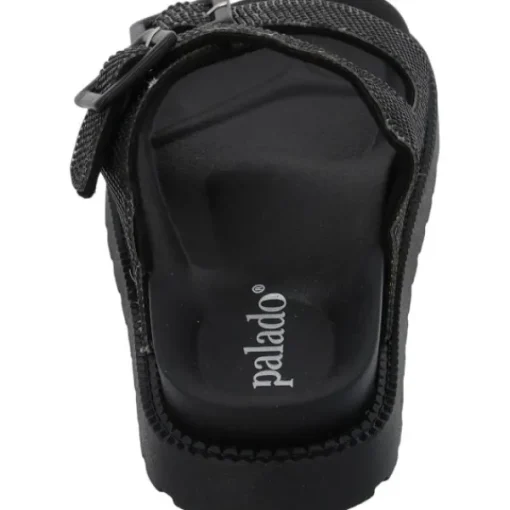 Damen Palado Pantoletten & Badeschuhe<Irisa, Plateau-Pantoletten, Damen, Schwarz Strass