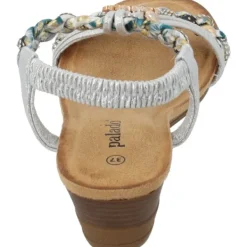 Damen Palado Sandaletten<Isotora, Keilsandaletten, Damen, Silber