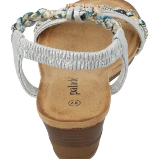 Damen Palado Sandaletten<Isotora, Keilsandaletten, Damen, Silber