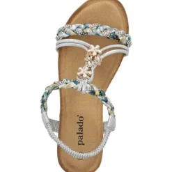 Damen Palado Sandaletten<Isotora, Keilsandaletten, Damen, Silber