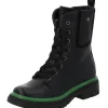 Damen Palado by Sila Sahin Stiefel<Palado Jazzly by Sila Sahin, Schnürstiefel, Damen, Schwarz/Grün