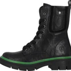 Damen Palado by Sila Sahin Stiefel<Palado Jazzly by Sila Sahin, Schnürstiefel, Damen, Schwarz/Grün