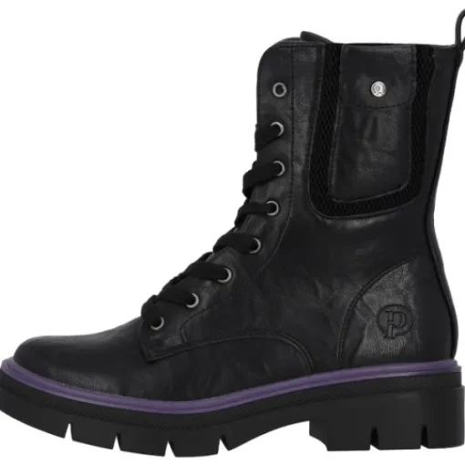 Damen Palado by Sila Sahin Stiefel<Palado Jazzly by Sila Sahin, Schnürstiefel, Damen, Schwarz/Lila