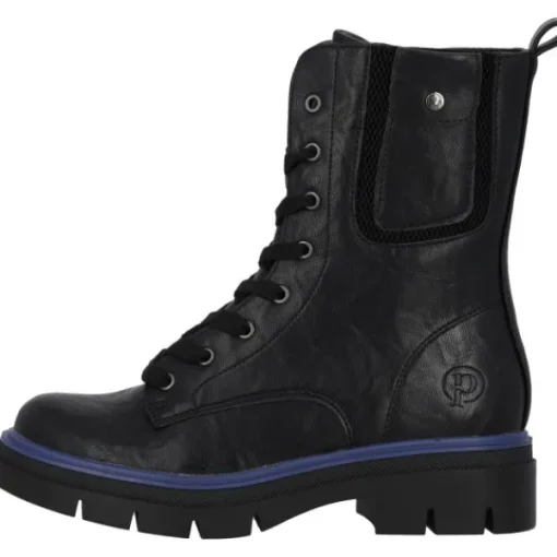 Damen Palado by Sila Sahin Stiefel<Palado Jazzly by Sila Sahin, Schnürstiefel, Damen, Schwarz/Blau