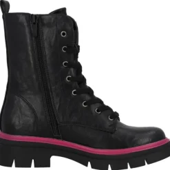 Damen Palado by Sila Sahin Stiefel<Palado Jazzly by Sila Sahin, Schnürstiefel, Damen, Schwarz/Pink