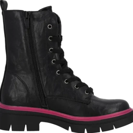 Damen Palado by Sila Sahin Stiefel<Palado Jazzly by Sila Sahin, Schnürstiefel, Damen, Schwarz/Pink