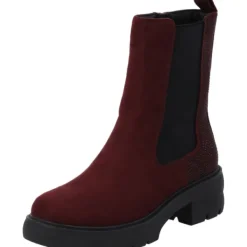 Damen Palado by Sila Sahin Boots<Palado Jynna by Sila Sahin, Chelsea Boots, Damen, Bordeaux Samt