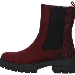 Damen Palado by Sila Sahin Boots<Palado Jynna by Sila Sahin, Chelsea Boots, Damen, Bordeaux Samt
