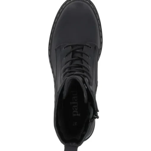 Damen Palado Stiefel<Kefalonia, Schnürstiefeletten, Damen, Schwarz Matt