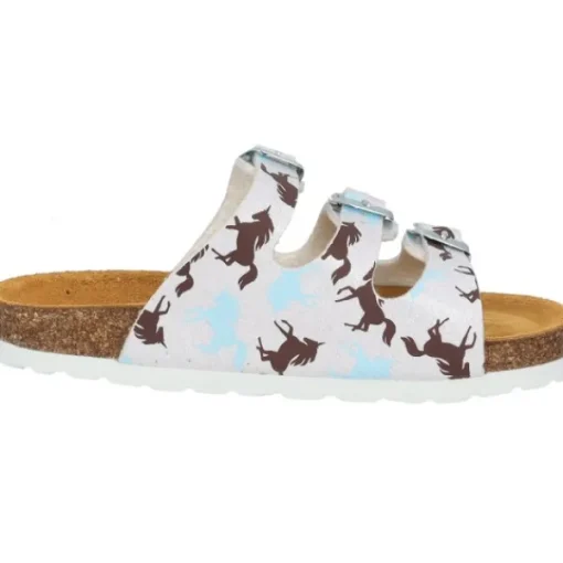 Kinder Palado Pantoletten & Badeschuhe<Kids Capri G Print, Pantoletten, Kinder, Weiß Unicorn