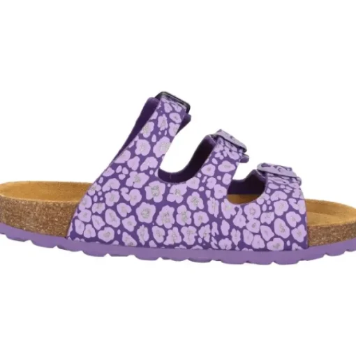 Kinder Palado Pantoletten & Badeschuhe<Kids Capri G Print, Pantoletten, Kinder, Lila Leo