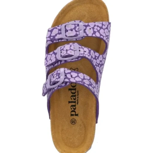 Kinder Palado Pantoletten & Badeschuhe<Kids Capri G Print, Pantoletten, Kinder, Lila Leo
