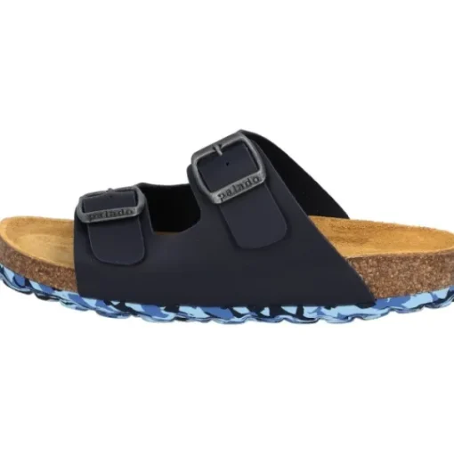 Kinder Palado Pantoletten & Badeschuhe<Kids Korfu B, Pantoletten, Kinder, Dunkelblau/Camou