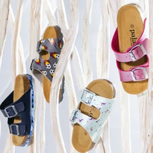 Kinder Palado Pantoletten & Badeschuhe<Kids Korfu B, Pantoletten, Kinder, Dunkelblau/Camou
