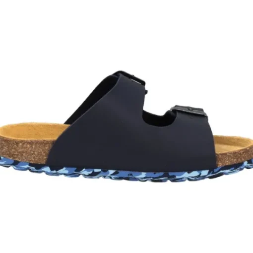 Kinder Palado Pantoletten & Badeschuhe<Kids Korfu B, Pantoletten, Kinder, Dunkelblau/Camou