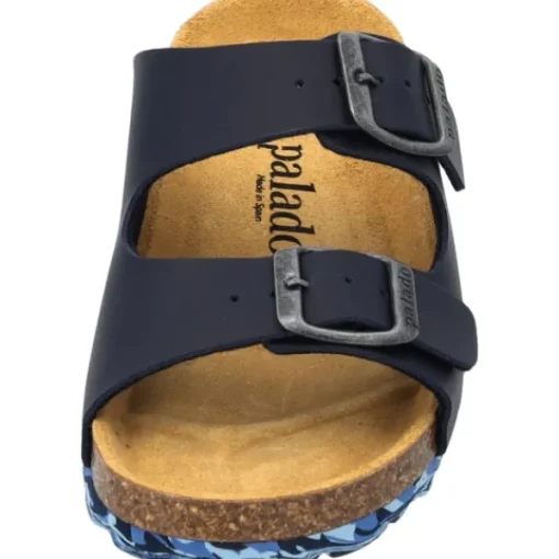 Kinder Palado Pantoletten & Badeschuhe<Kids Korfu B, Pantoletten, Kinder, Dunkelblau/Camou