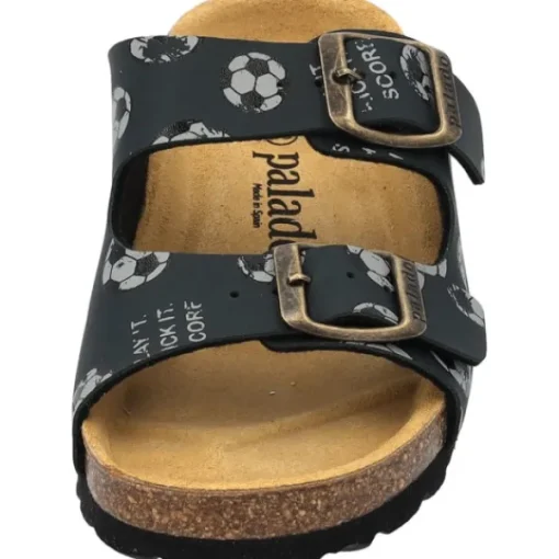 Kinder Palado Pantoletten & Badeschuhe<Kids Korfu B, Pantoletten, Kinder, Schwarz Kicker