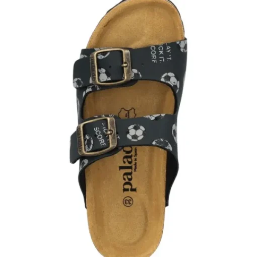 Kinder Palado Pantoletten & Badeschuhe<Kids Korfu B, Pantoletten, Kinder, Schwarz Kicker