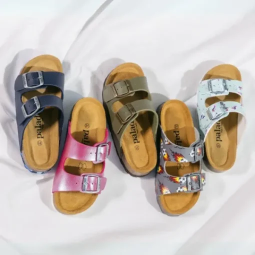 Kinder Palado Pantoletten & Badeschuhe<Kids Korfu B, Pantoletten, Kinder, Dunkelblau/Camou
