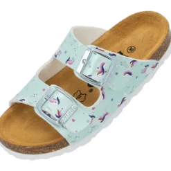 Kinder Palado Pantoletten & Badeschuhe<Kids Korfu G, Pantoletten, Kinder, Türkis Unicorn