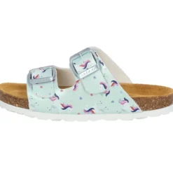 Kinder Palado Pantoletten & Badeschuhe<Kids Korfu G, Pantoletten, Kinder, Türkis Unicorn