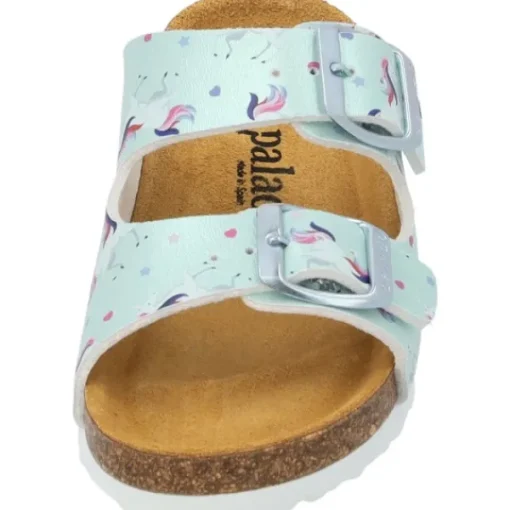 Kinder Palado Pantoletten & Badeschuhe<Kids Korfu G, Pantoletten, Kinder, Türkis Unicorn