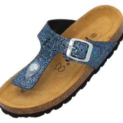 Kinder Palado Pantoletten & Badeschuhe<Kids Kos G Glitzer, Zehentrenner, Kinder, Blau