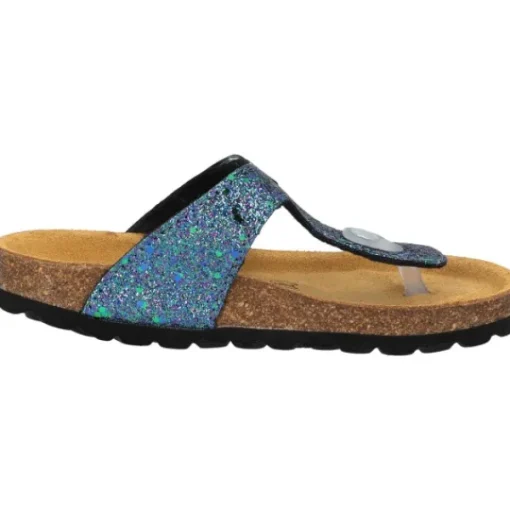 Kinder Palado Pantoletten & Badeschuhe<Kids Kos G Glitzer, Zehentrenner, Kinder, Blau