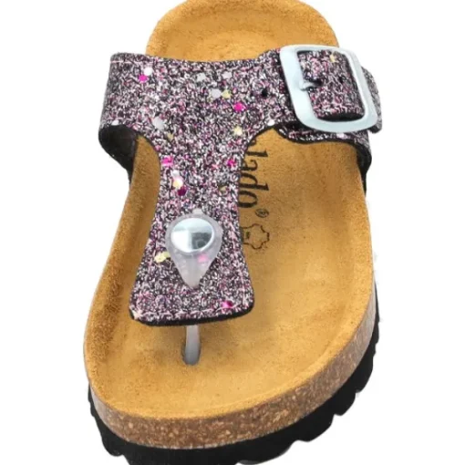 Kinder Palado Pantoletten & Badeschuhe<Kids Kos G Glitzer, Zehentrenner, Kinder, Violett