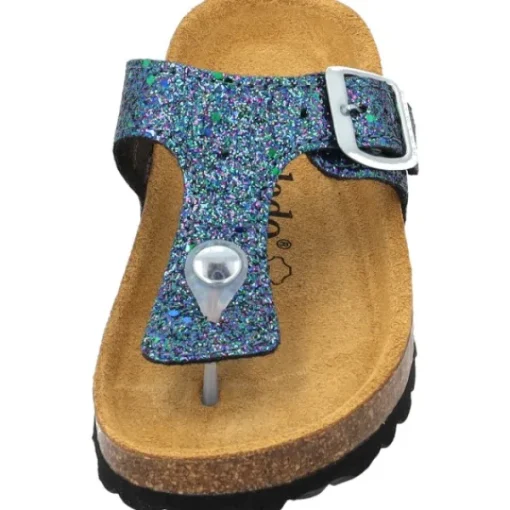 Kinder Palado Pantoletten & Badeschuhe<Kids Kos G Glitzer, Zehentrenner, Kinder, Blau