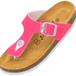 Kinder Palado Pantoletten & Badeschuhe<Kids Kos G Lack, Zehentrenner, Kinder, Pink Neon
