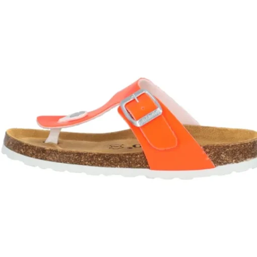 Kinder Palado Pantoletten & Badeschuhe<Kids Kos G Lack, Zehentrenner, Kinder, Orange Neon