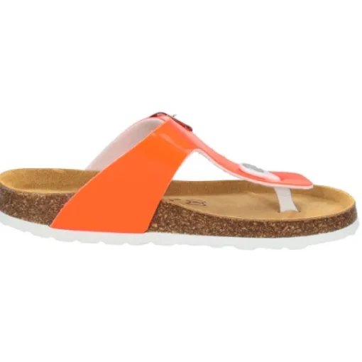 Kinder Palado Pantoletten & Badeschuhe<Kids Kos G Lack, Zehentrenner, Kinder, Orange Neon
