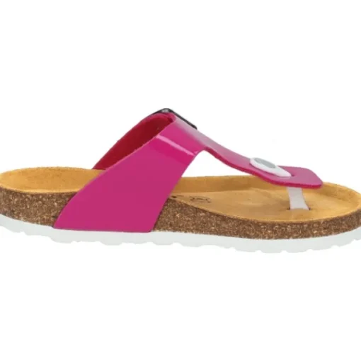 Kinder Palado Pantoletten & Badeschuhe<Kids Kos G Lack, Zehentrenner, Kinder, Magenta
