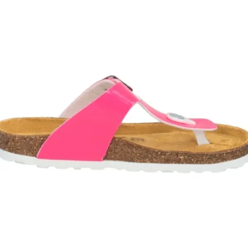 Kinder Palado Pantoletten & Badeschuhe<Kids Kos G Lack, Zehentrenner, Kinder, Pink Neon
