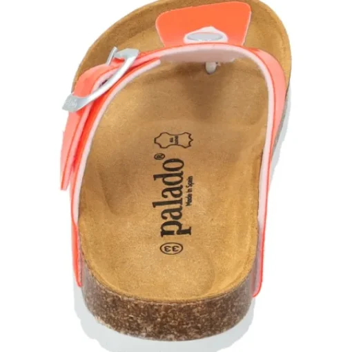 Kinder Palado Pantoletten & Badeschuhe<Kids Kos G Lack, Zehentrenner, Kinder, Orange Neon