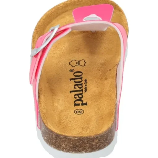 Kinder Palado Pantoletten & Badeschuhe<Kids Kos G Lack, Zehentrenner, Kinder, Pink Neon